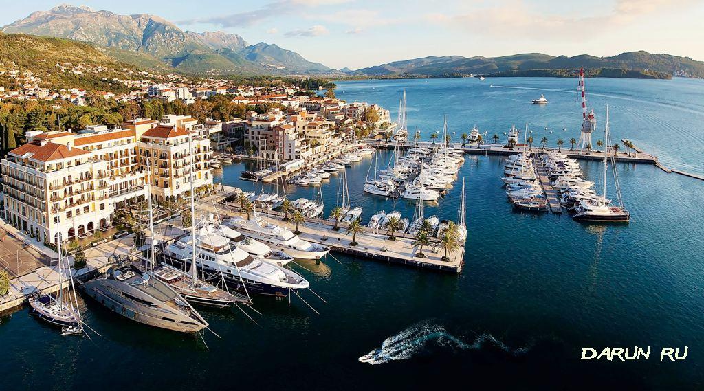 Черногория, поселок яхтсменов Porto Montenegro