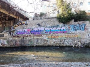граффити в черногории